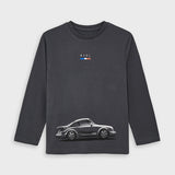 Mayoral Boy AW20 Grey Long sleeved car t-shirt 4046