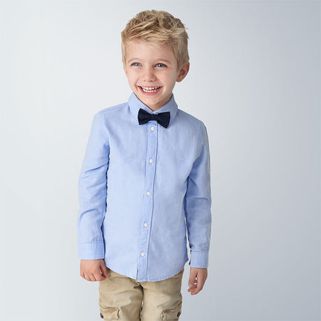 Mayoral Boy AW20 Light Blue Smart Long Sleeved Shirt 4139