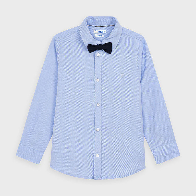 Mayoral Boy AW20 Light Blue Smart Long Sleeved Shirt 4139