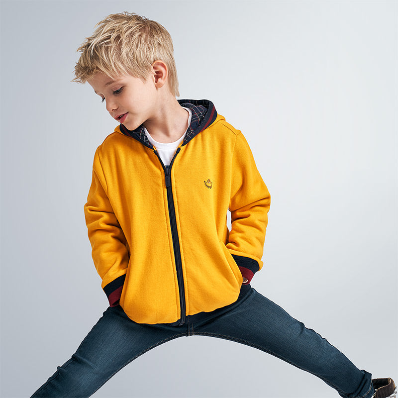 Mayoral Boy AW20 Contrast Hooded Top 4486