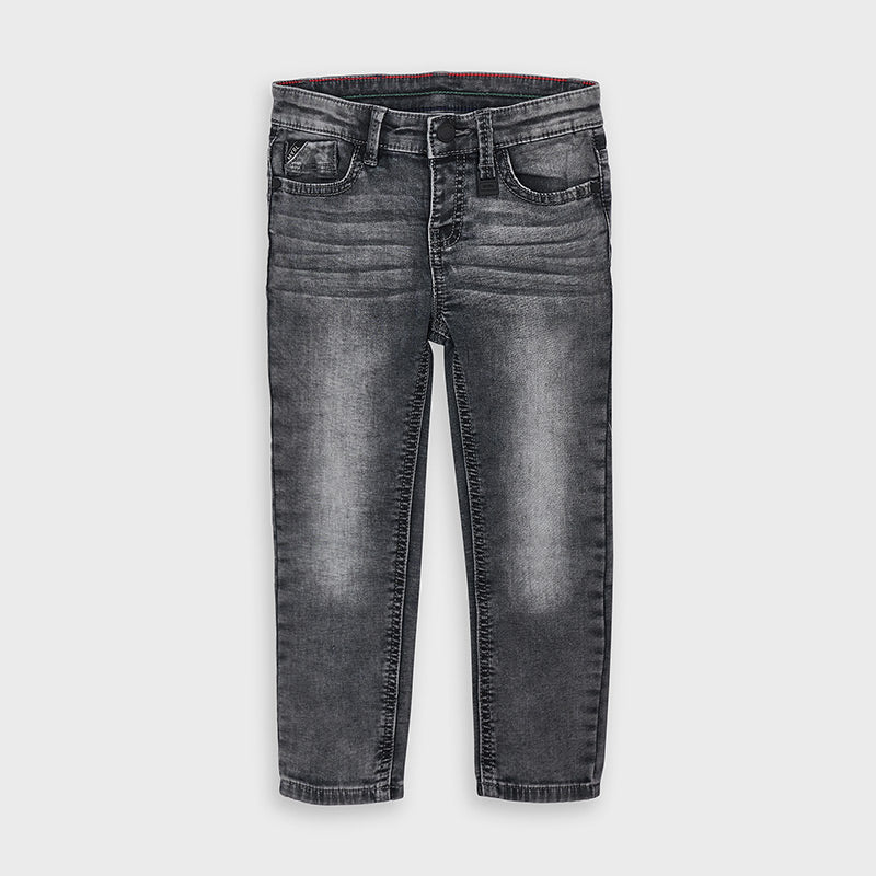 Mayoral Boy AW20 Grey Denim Slim Fit Jeans 4539
