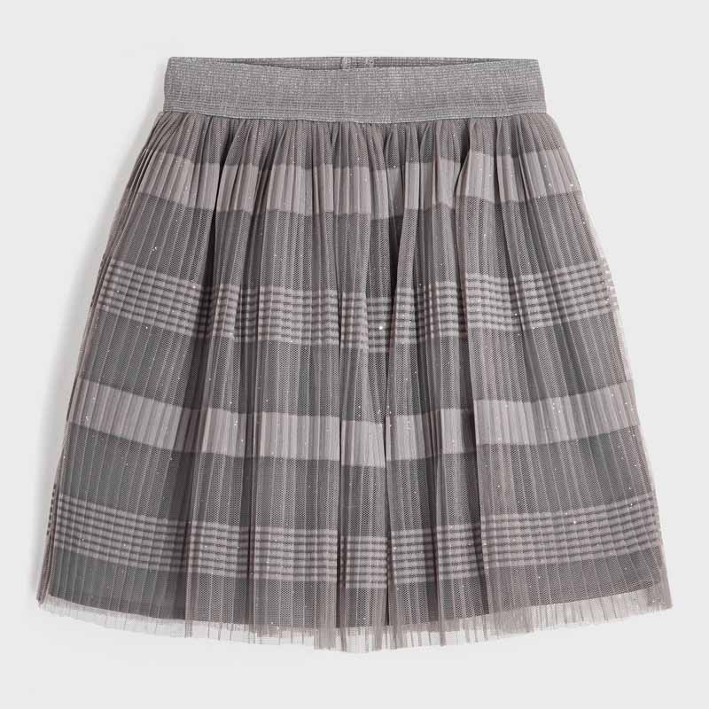 Mayoral Girl AW20 Grey Tulle Skirt 7944