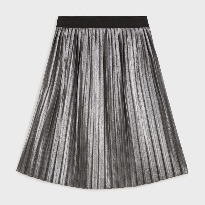 Mayoral Girl AW20 Black Pleated Long Skirt 7948