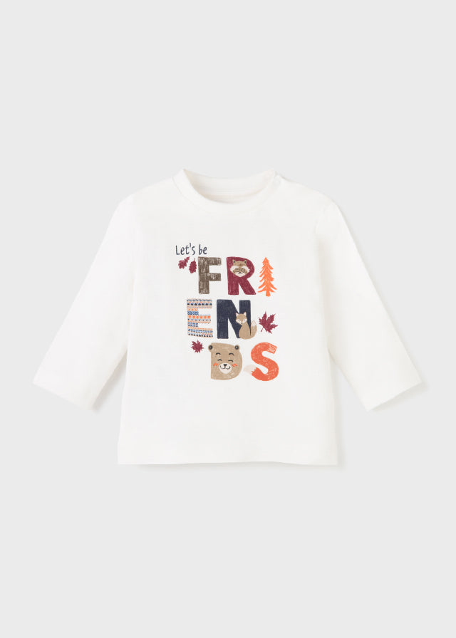 Mayoral Baby Boy AW21 Friends Long Sleeved Top 2072