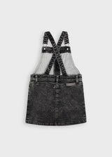 Mayoral Girl AW21 Grey Denim Dungaree Dress 4911