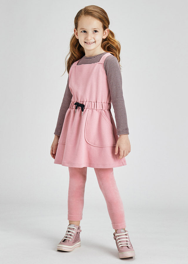 Mayoral Girl AW21 Special Knit Pink dress 4937