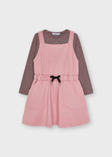 Mayoral Girl AW21 Special Knit Pink dress 4937