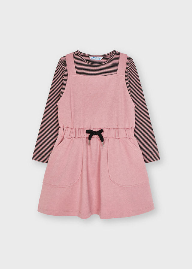 Mayoral Girl AW21 Special Knit Pink dress 4937