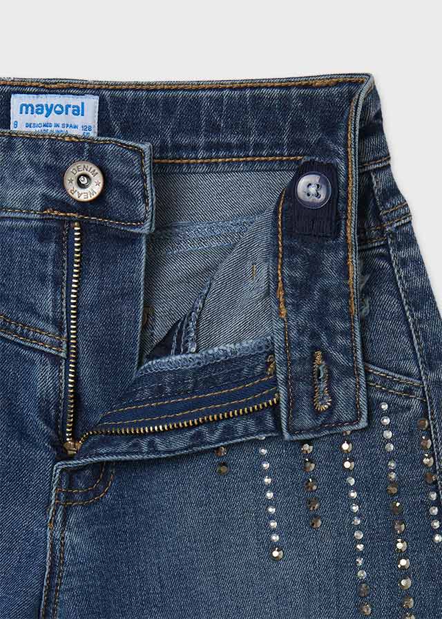 Mayoral Girl AW21 Blue Slouchy jeans 7561