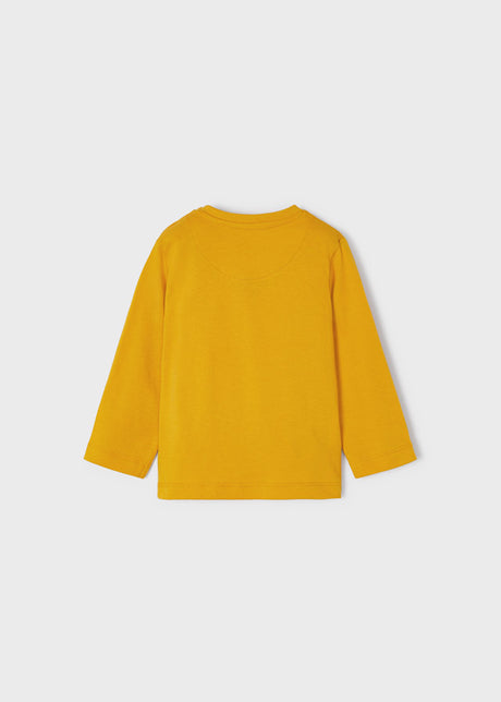 Mayoral Baby Boy AW22 Yellow Long Sleeved Top 108