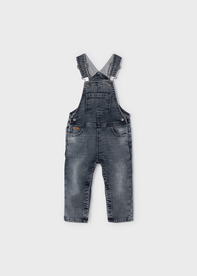 Mayoral Baby Boy AW22 Grey Denim Dungarees 2653