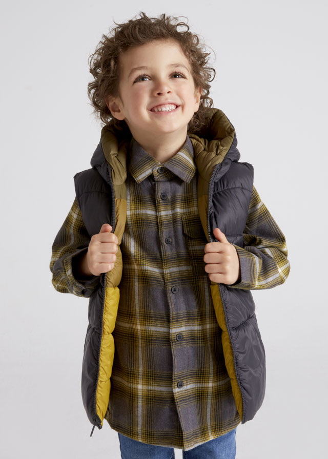 Mayoral Boy AW22 Reversible Padded Gilet with Hood 4392