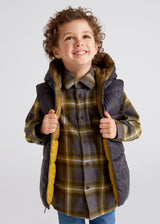 Mayoral Boy AW22 Reversible Padded Gilet with Hood 4392