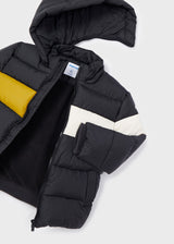 Mayoral Boy AW22 Charcoal Colour Block Padded Coat 4463