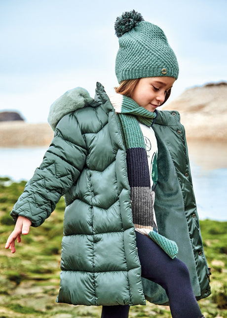 Mayoral Girl AW22 Teal Padded Coat 4488