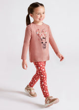 Mayoral Girl AW22 Pink Legging Set 4034/4764