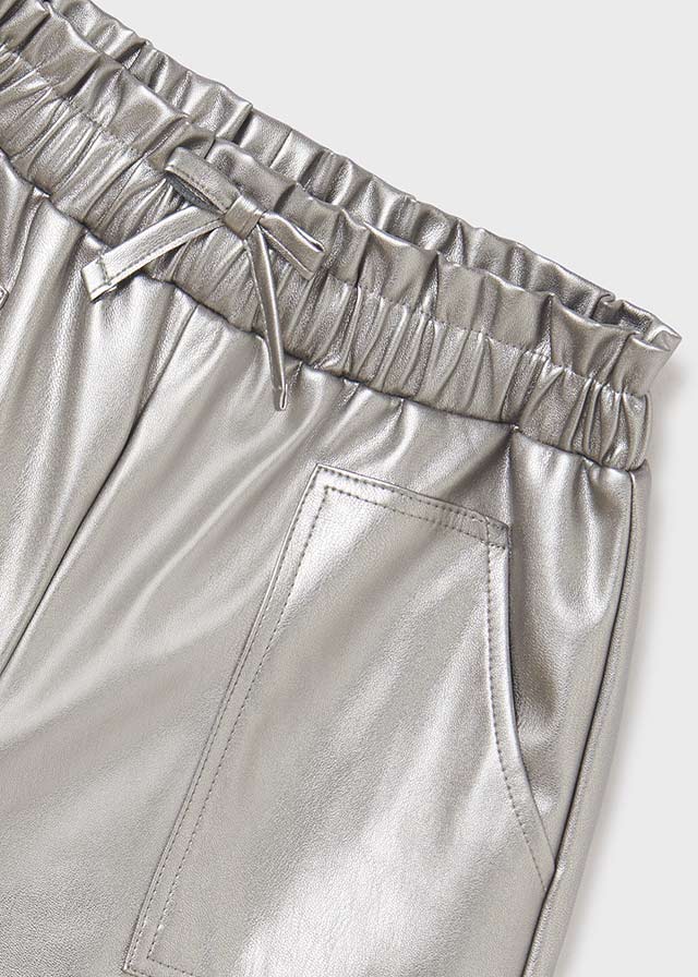 Mayoral Girl AW22 Leathered Shorts 7206