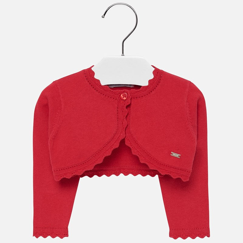 Mayoral Baby Girl AW19 Red cardigan 308