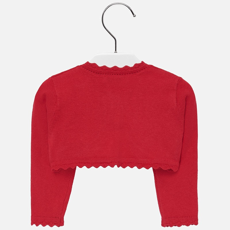 Mayoral Baby Girl AW19 Red cardigan 308