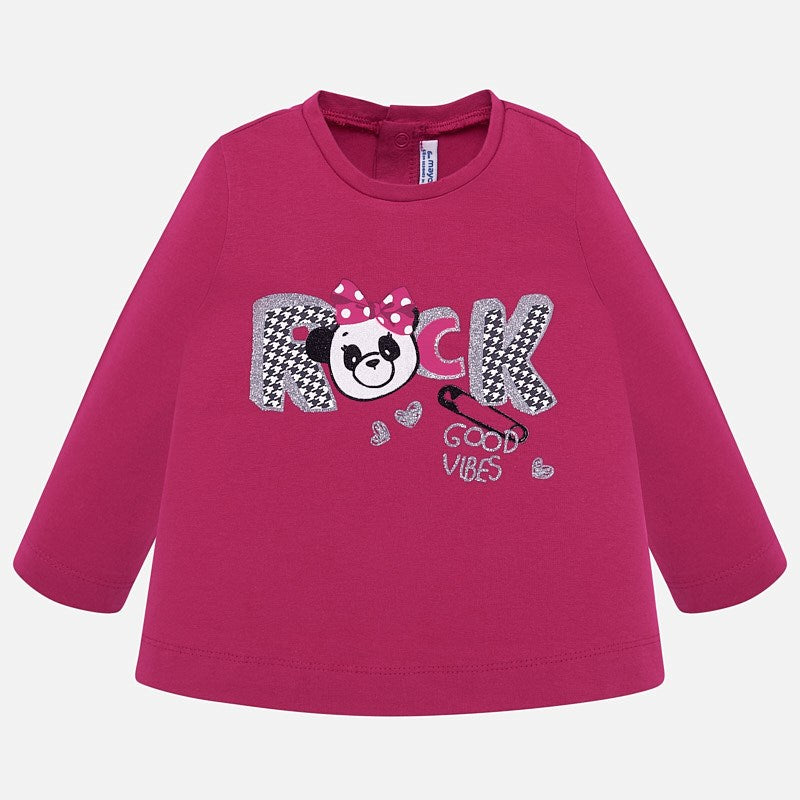 Mayoral Baby Girl AW19 Long Sleeved Rock T-shirt 2016