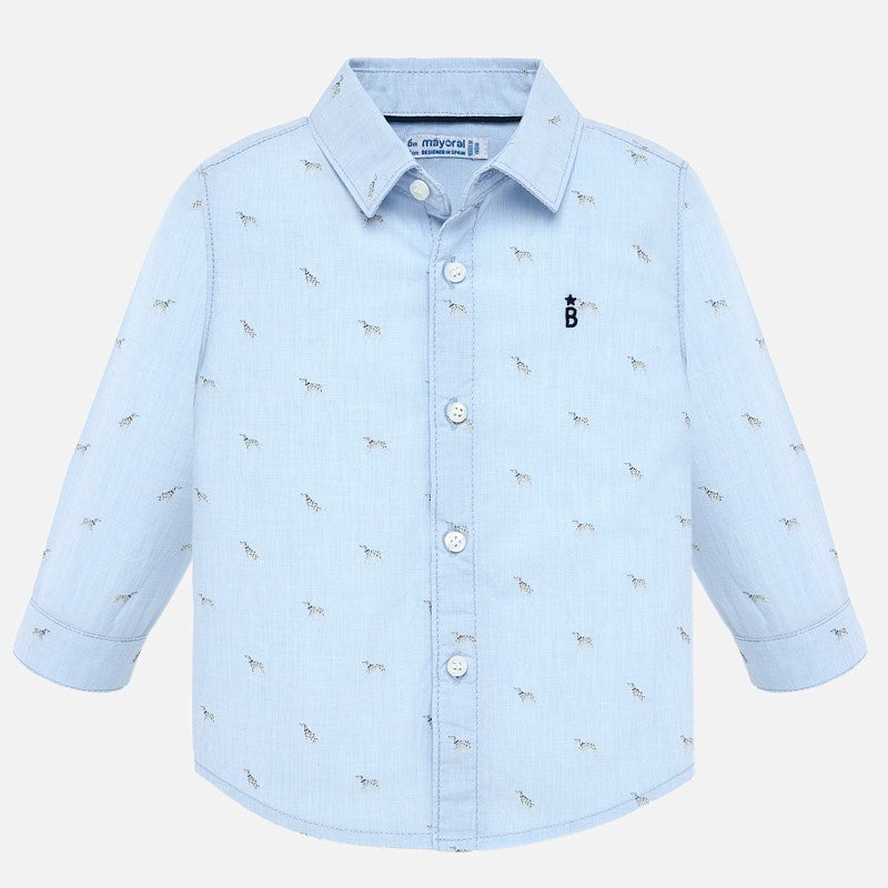 Mayoral Baby Boy AW19 Long sleeved patterned shirt 2115