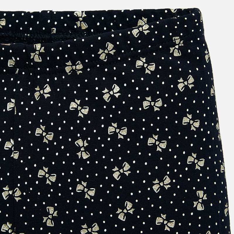 Mayoral Baby Girl AW19 Navy Bow Leggings 2739