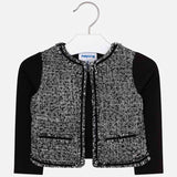 Mayoral Girl AW19 Black Knit Jacket 4406