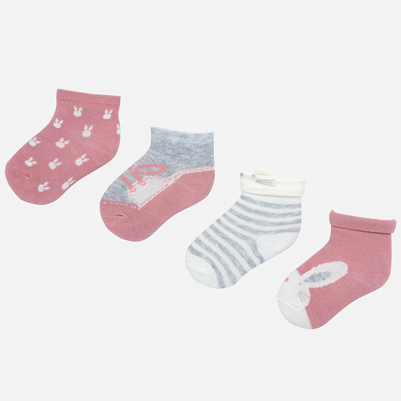 Mayoral Baby Girl AW19 set of 4 Patterned socks 9171