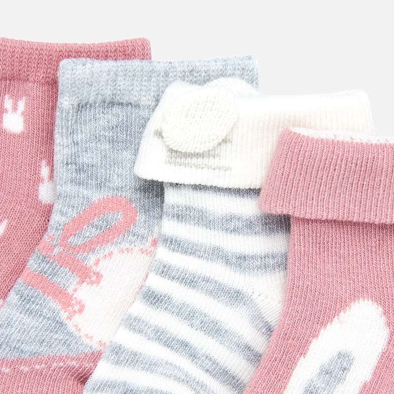 Mayoral Baby Girl AW19 set of 4 Patterned socks 9171