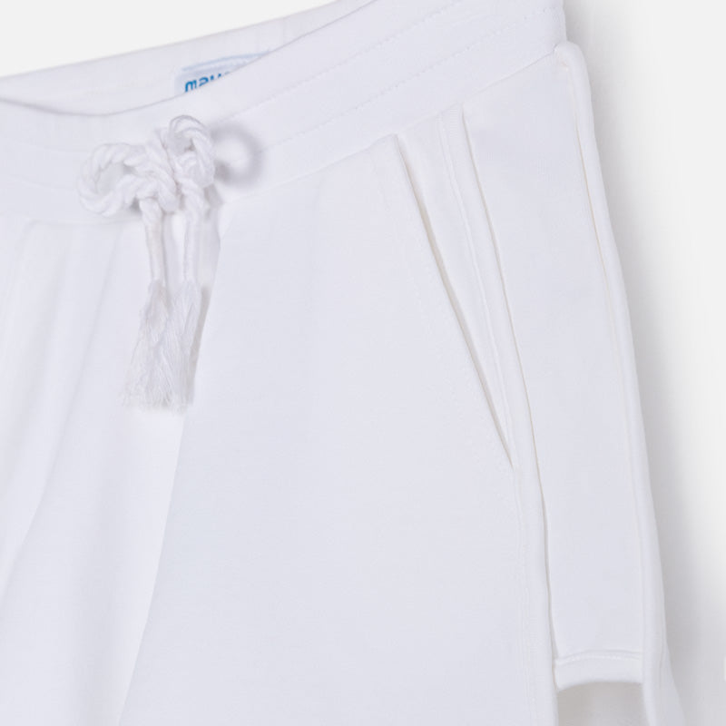 Mayoral Girl SS20 Sporty shorts White 624