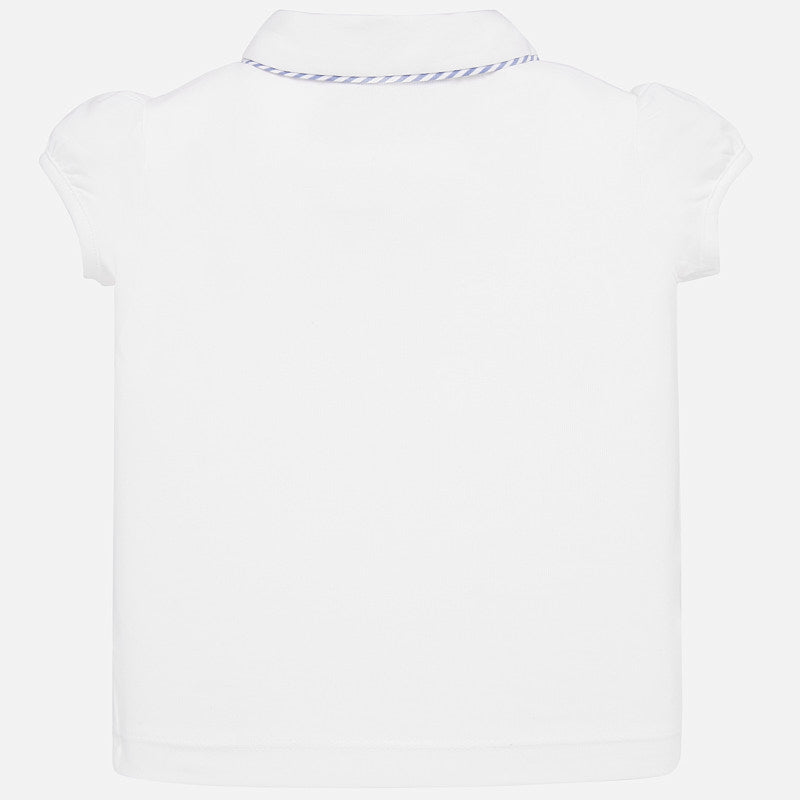 Mayoral Baby Girl SS20 White Polo Top 1167