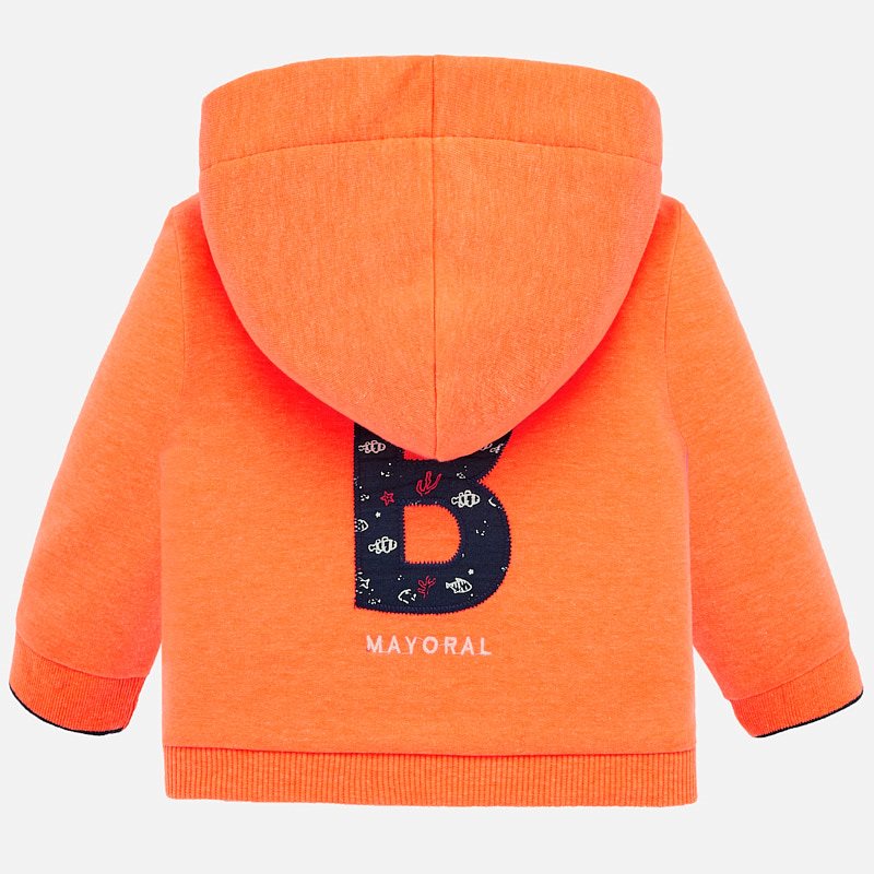 Mayoral Baby Boy SS20 Applique Sweatshirt Orange 1460
