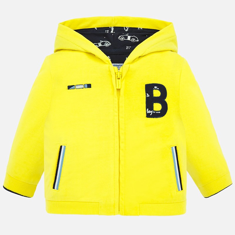 Mayoral Baby Boy SS20 Applique Sweatshirt Yellow 1460