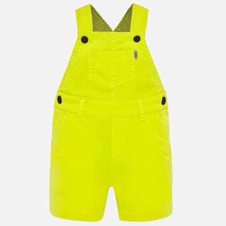 Mayoral Baby Boy SS20 Twill Short Dungarees Yellow 1687