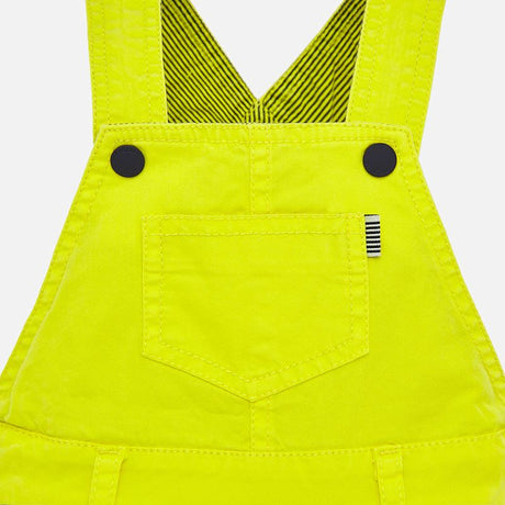 Mayoral Baby Boy SS20 Twill Short Dungarees Yellow 1687