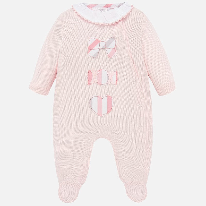 Mayoral Baby Girl SS20 Babygrow with Bow design 1754