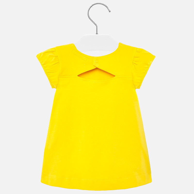 Mayoral Baby Girl SS20 Yellow Daisy Dress 1935