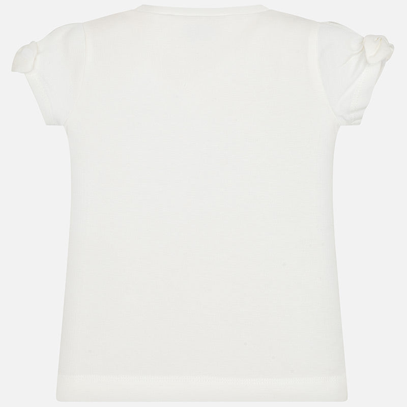 Mayoral Girl SS20 Short sleeved bow print t-shirt 3010