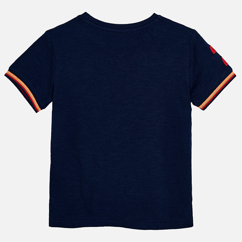 Mayoral Boy SS20 Navy Short sleeved t-shirt with pocket 3058