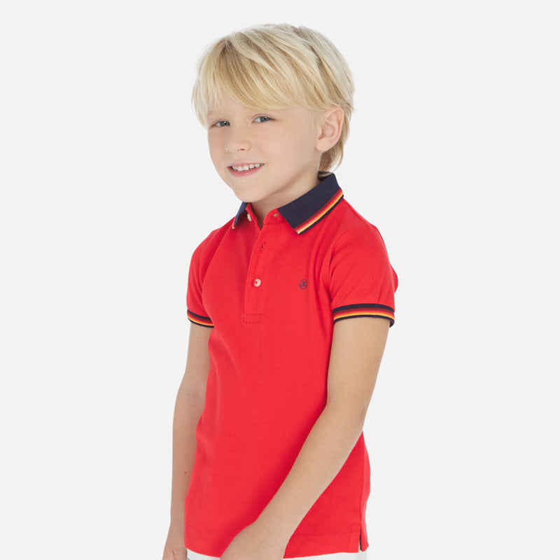 Mayoral Boy SS20 Short sleeved polo shirt Red 3150