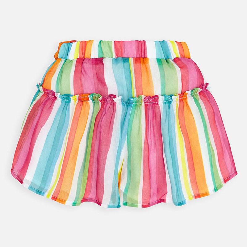Mayoral Girl SS20 Bright Striped shorts 3281