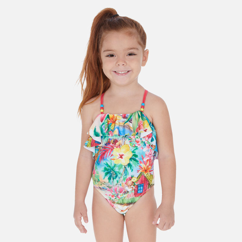 Mayoral Girl SS20 Tropical Swimsuit 3730