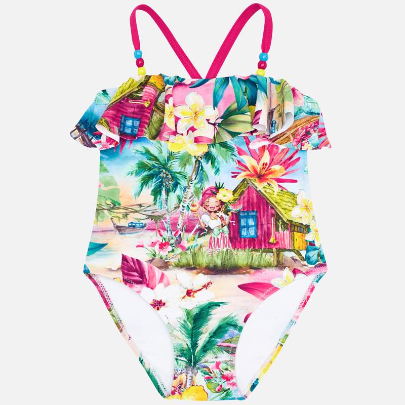Mayoral Girl SS20 Tropical Swimsuit 3730