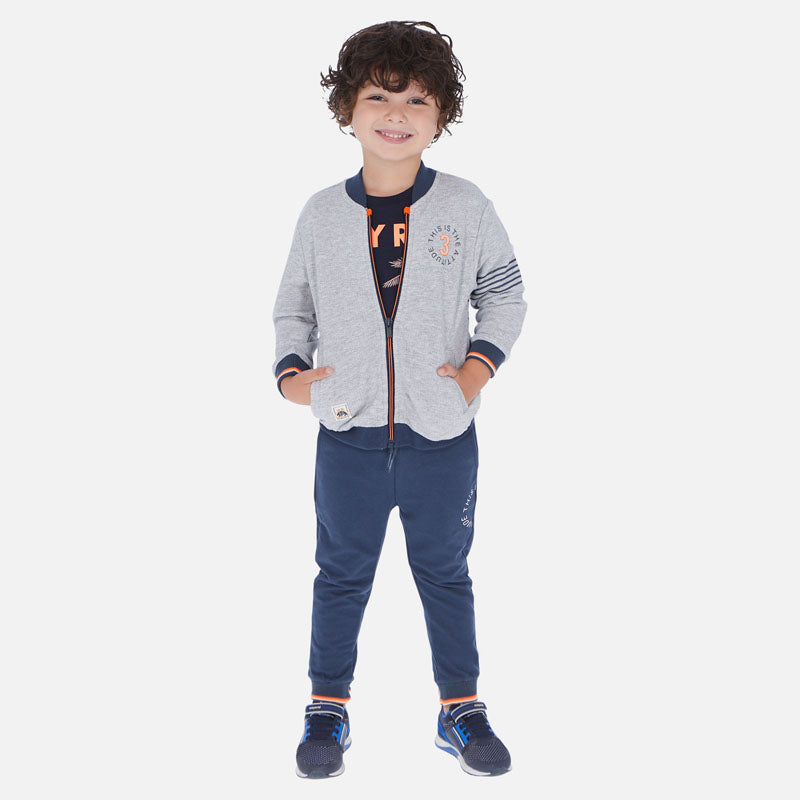 Mayoral Boy SS20 Mixed tracksuit with print designs 3813