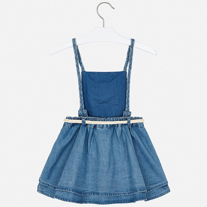 Mayoral Girl SS20 Denim Pinafore Dress 3910