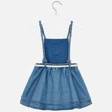 Mayoral Girl Denim Pinafore Dress 3910