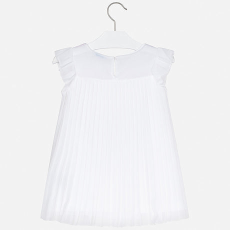 Mayoral Girl SS20 Pleated Satin dress 3912