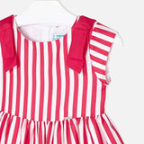 Mayoral Girl SS20 Strawberry Striped Perfume Bottle Dress 3929