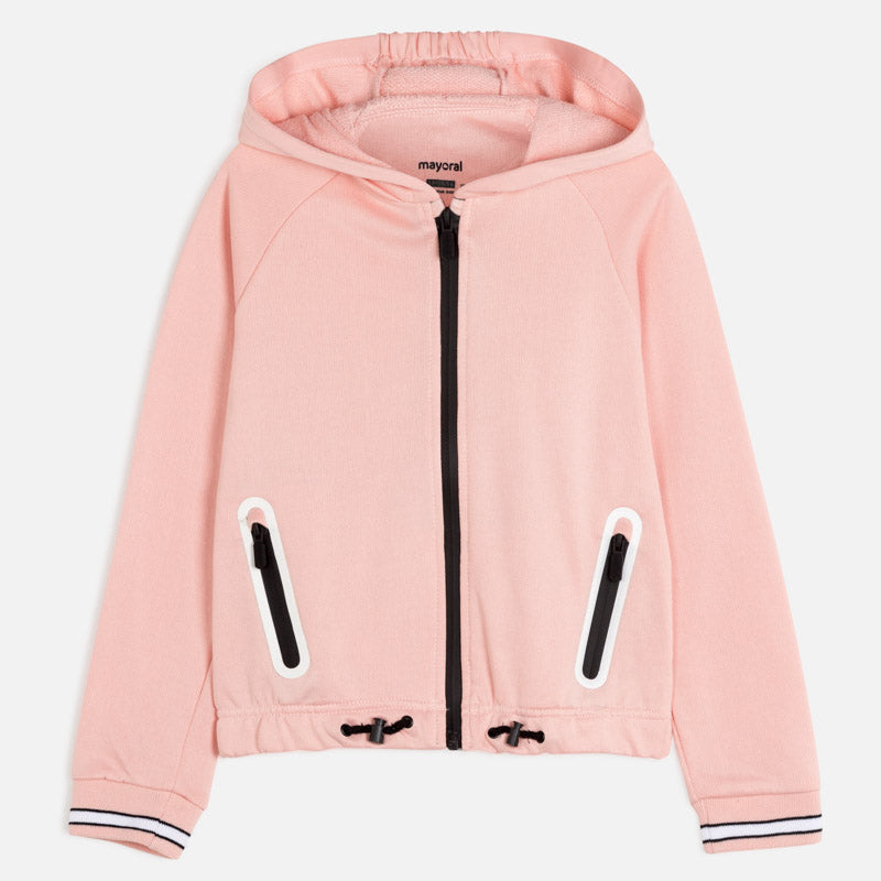 Mayoral Girl SS20 Hooded Sweatshirt Pink 6462