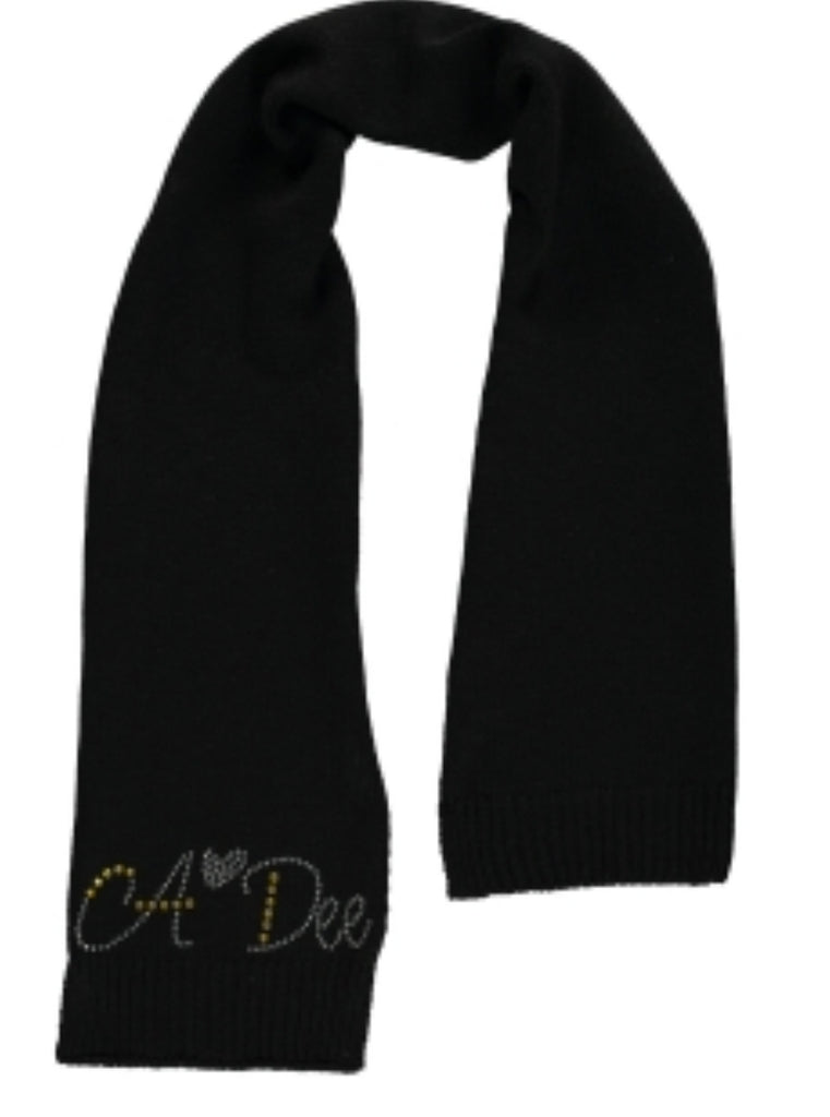 A Dee AW19 Andrea Black Angels Scarf 2912